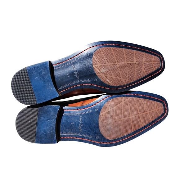 Lord & Taylor Lafayette Luxury Styles Leather Wingtip Oxfords 11 - Picture 7 of 13